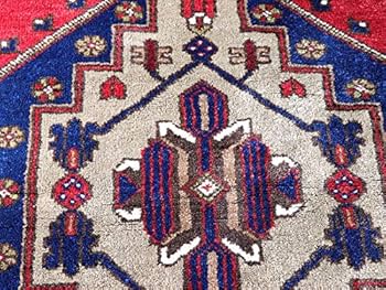 ビンテージウールラグ　トルコ　トライバル Amazon | トライバルラグ・トルコ絨毯 ヴィンテージラグ 手織り